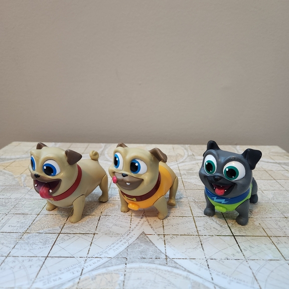 Disney Other - Disney Junior Puppy Dog Pals Set Of 3 Toys